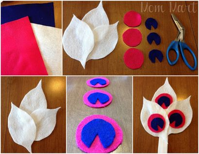 Maman Mart #DIY Felt Flower bébé Bandeaux Tutorial