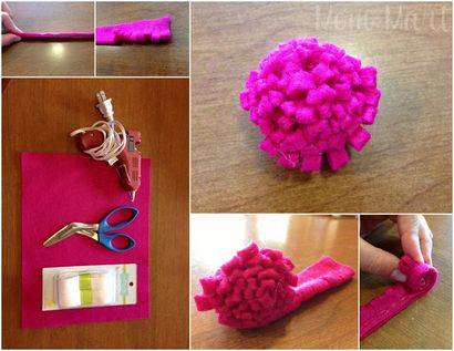 Maman Mart #DIY Felt Flower bébé Bandeaux Tutorial