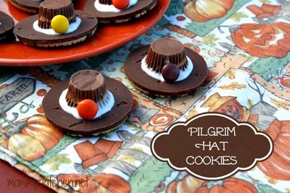 Maman - de cuisine - Recettes de mon Texas Cuisine Thanksgiving Sugar Cookies & amp; Cookies Pilgrim Hat