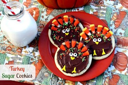 Maman - de cuisine - Recettes de mon Texas Cuisine Thanksgiving Sugar Cookies & amp; Cookies Pilgrim Hat