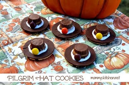 Maman - de cuisine - Recettes de mon Texas Cuisine Thanksgiving Sugar Cookies & amp; Cookies Pilgrim Hat