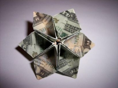 L'argent Origami 10 Fleurs PLIER L'utilisation d'un Dollar Bill - argent Millionnaires Débloquer votre patrimoine Radio