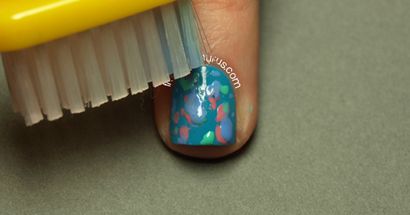 Smart Money Nail Art La brosse à dents Méthode Tutorial - Le Nailasaurus, Royaume-Uni Blog Nail Art