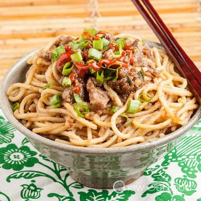 Mongolian Beef Noodles - Chew Out Loud