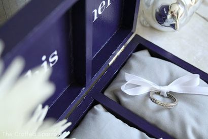 Monogrammé Ring Bearer Box - Le Crafted Sparrow
