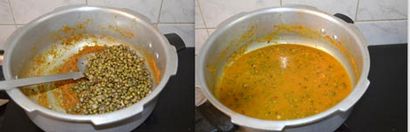 Moong Dal-Gravy entier vert Gram Dhal Curry (sabzi) -Dal Recettes, Padhuskitchen