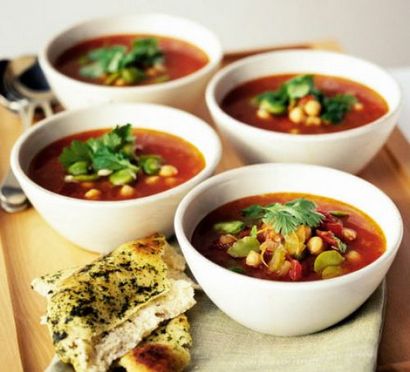 Marocaine recette de soupe de pois chiches, BBC Good Food