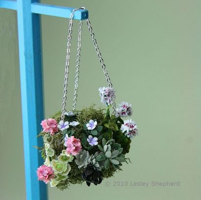 Moss Paniers pour Hanging Dolls House (poupées) Moss paniers suspendus pour Dolls House