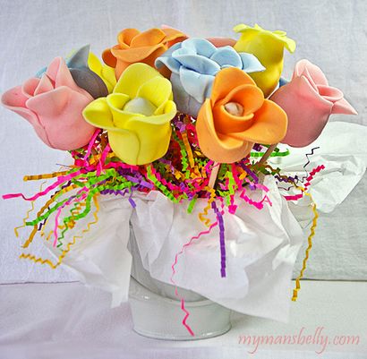 Muttertag Kuchen Ideen Blumen-Kuchen-Pop, mein Mann - Bauch