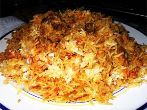 Mughlaische Mutton Biryani Rezept - Verlockende - Schmackhafte, mughlai Hammel Biryani, mughlai Hammel Biryani
