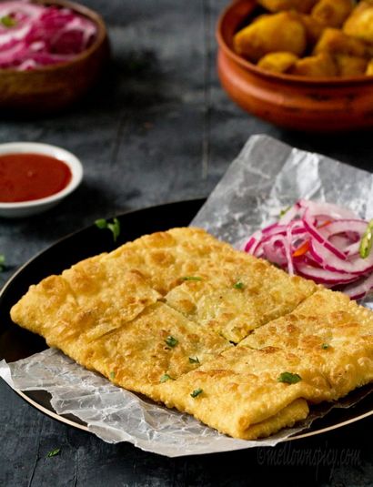 Mughlai Paratha Moglai Porota, casse-croûte