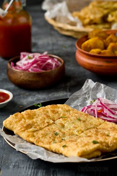 Mughlai Paratha Moglai Porota, casse-croûte