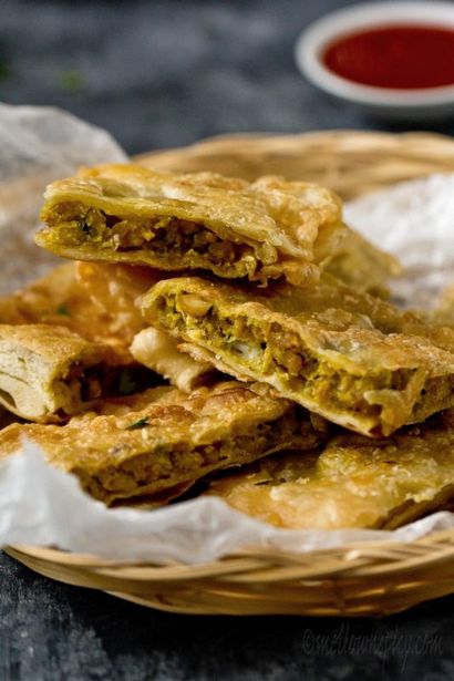 Mughlai Paratha Moglai Porota, casse-croûte