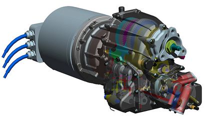 Transmission multi-vitesse moyenne meilleure efficacité pour les voitures électriques