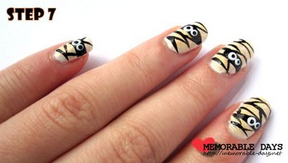 Maman tutoriel Nail art pour Halloween, Mémorable Jours Beauté Blog - Beauté coréenne, européenne,