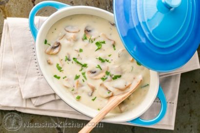 Sauce aux champignons Recette, Recette facile Gravy, Comment faire Gravy