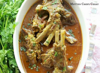 Viande de mouton Côtelettes Curry - Quand le mari cuisine! Ruchik Randhap