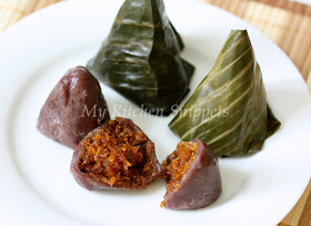 Ma cuisine Snippets Kuih Koci Pulut Hitam