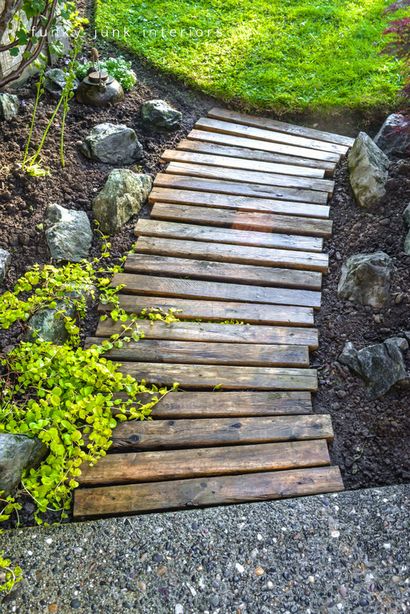 Mon passage palette de jardin en bois - Interiors Funky Junk