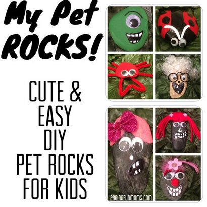 My Pet Rocks! Mignon - facile DIY Pet Rocks For Kids