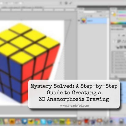 Mystère résolu, étape par étape Guide pour la création d'un dessin anamorphose 3D - L'art de Ed