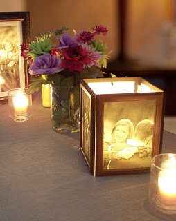 Mon mariage Idées de réception Blog Comment faire Centerpieces photo avec des bougies