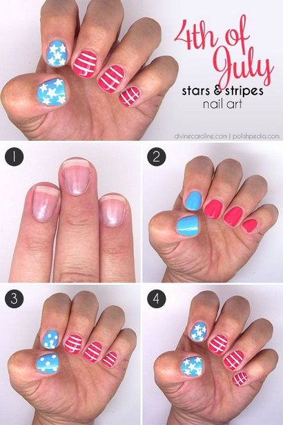 Tutoriels ongles Comment peindre un Nail Art de bande - jolis dessins