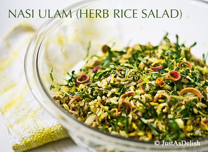 Nasi Ulam (salade Herb Rice)