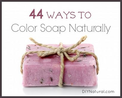 Savon naturel - 44 Colorant façons de la couleur de votre maison savon naturellement