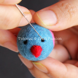 Needle Felted Little Birds - feutrage Tutorial, Passion Craft