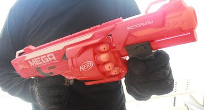 Nerf MEGA RotoFury Review, Nerf Gun Attachments