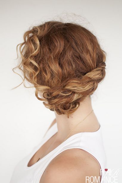 Neue lockige Frisur Tutorial-Tipps für Flechten lockiges Haar - Haar Romantik