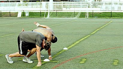 NFL Combine Entraîneur 3-cône Drill Pour Super-Agilité