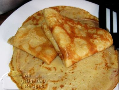 Crêpes ou régime nigérian, Tous les Nigérians Food Recipes