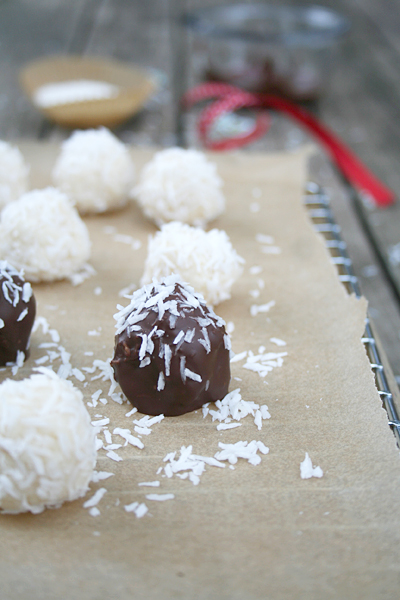 Sans cuisson de noix de coco Boules de neige (GF) - pour la famille