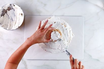 No-Bake Rice Krispies gâteau de mariage Recette, PopSugar alimentaire