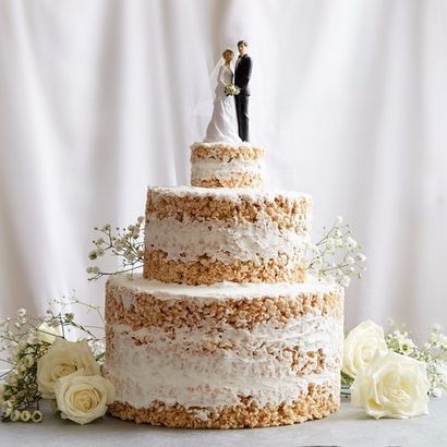 No-Bake Rice Krispies Wedding Cake Rezept, PopSugar Essen