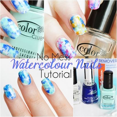 Keine Mess Aquarell Nail Tutorial, Make-Up Savvy - Makeup And Beauty Blog