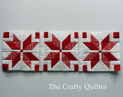 Nordic Mini Quilt Along, Ligne 1 - Le Crafty Quilter