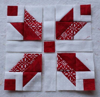 Nordic Mini Quilt Along, Ligne 1 - Le Crafty Quilter (rusée) Nordic Mini Quilt Along, Ligne 1 - Le Crafty Quilter
