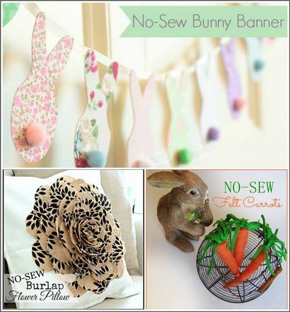 NO BURLAP FLEURS OREILLER SEW