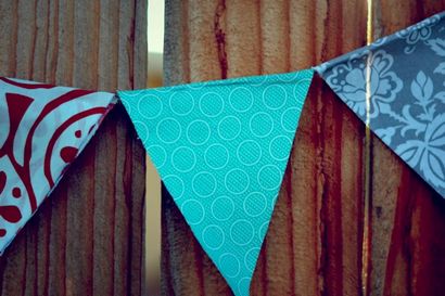 Non Sew Tissu Pennant Bannière, De Faye