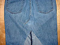 Non martha - de faire faire une jupe sur une paire de jeans