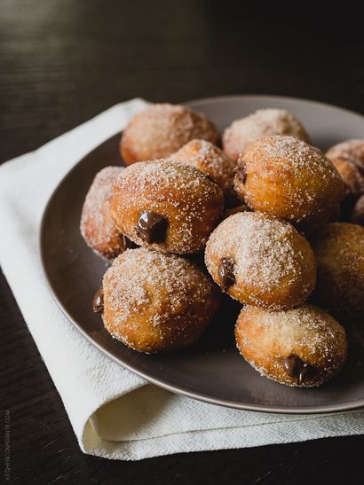 Nutella rempli Mini Donuts, Cuisine Confidente