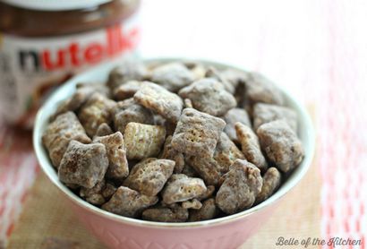 Nutella Puppy Chow - Belle of the Kitchen