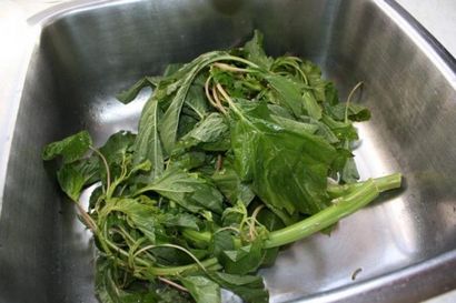 Avec la Jamaïque nourrissante Callaloo Saltfish Recette