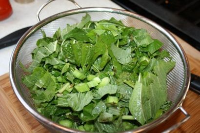 Avec la Jamaïque nourrissante Callaloo Saltfish Recette