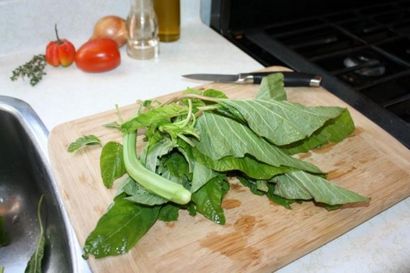 Avec la Jamaïque nourrissante Callaloo Saltfish Recette