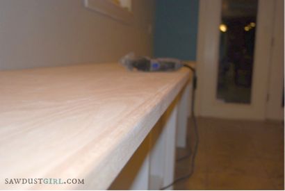 Oak Plywood Countertops - Cara - s Bureau - 6 - Le journal Sciure