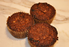 Haferflocken Muffins, Essen Live-Koch gesund